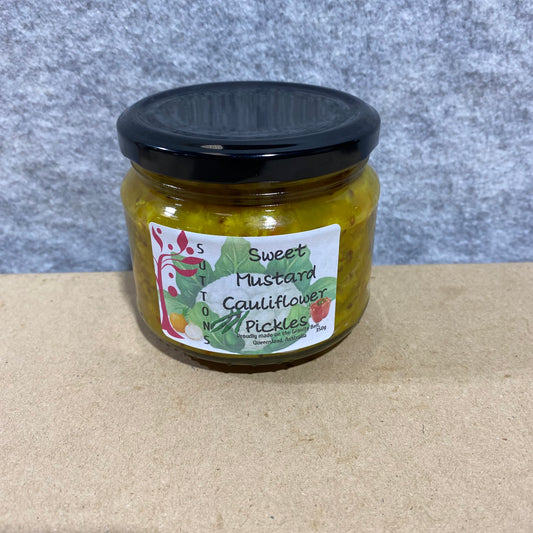 Sweet Mustard Cauliflower Pickles (350g)