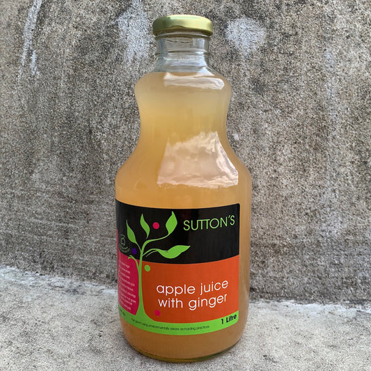 Apple Juice with Ginger - Box of (8x 1lt Bottles)