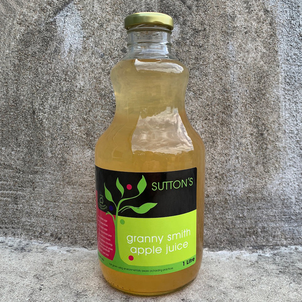 Granny Smith Apple Juice (1lt Bottle) SuttonsFarm